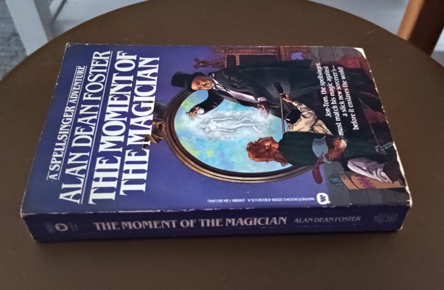 The Moment of the Magician Alan Dean Foster 1985 Spellsinger Fantasy Adventure
