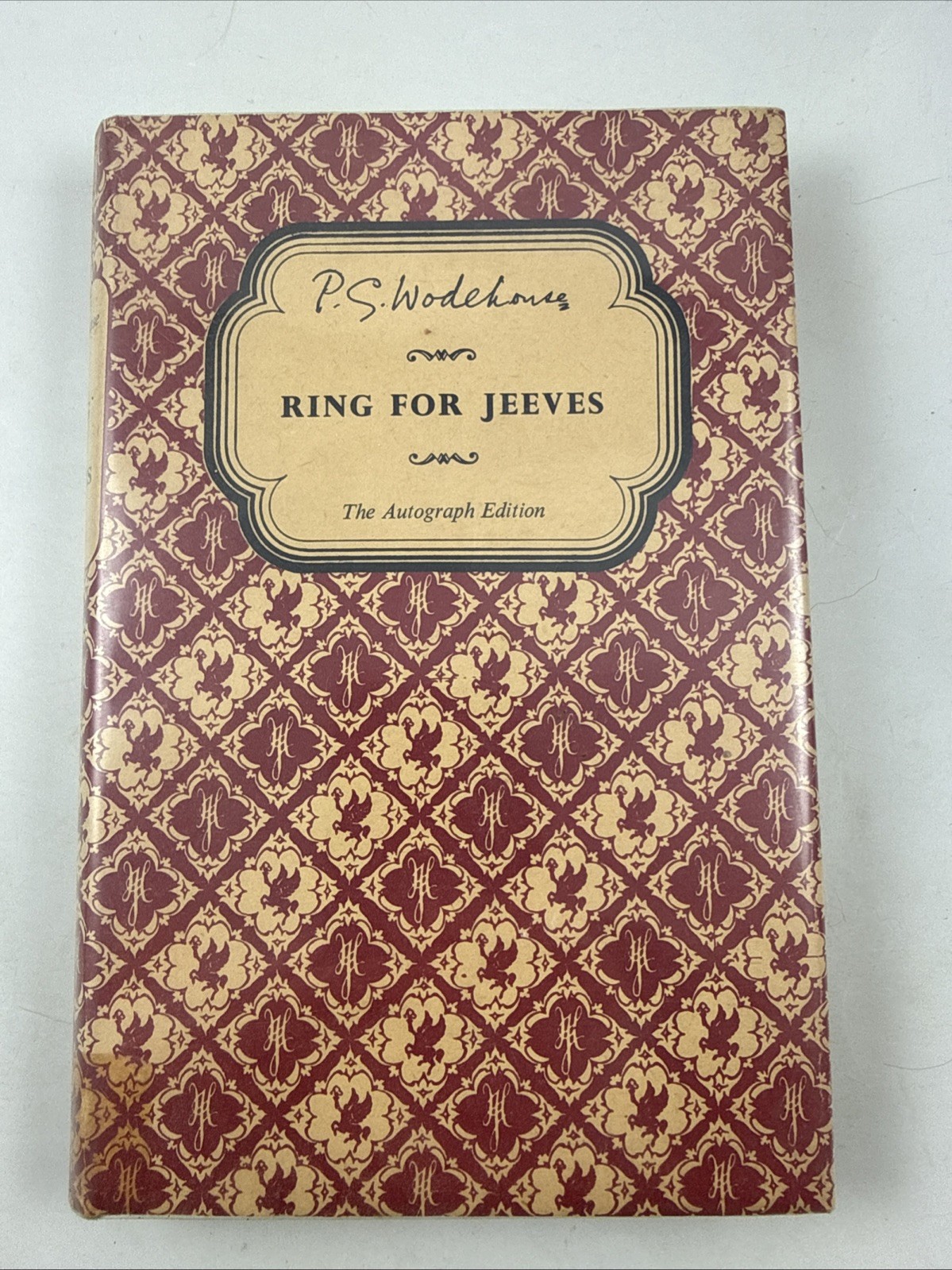 Ring For Jeeves by P. G. Wodehouse, Herbert Jenkins, 1963 HCDJ