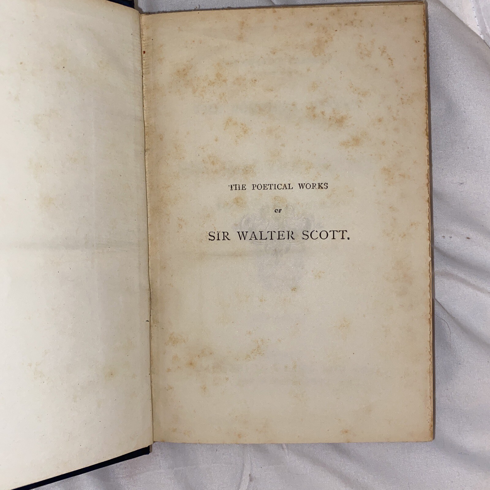 The Poetical Works of Sir Walter Scott Frederick Warne & Co. Ltd Antique Book