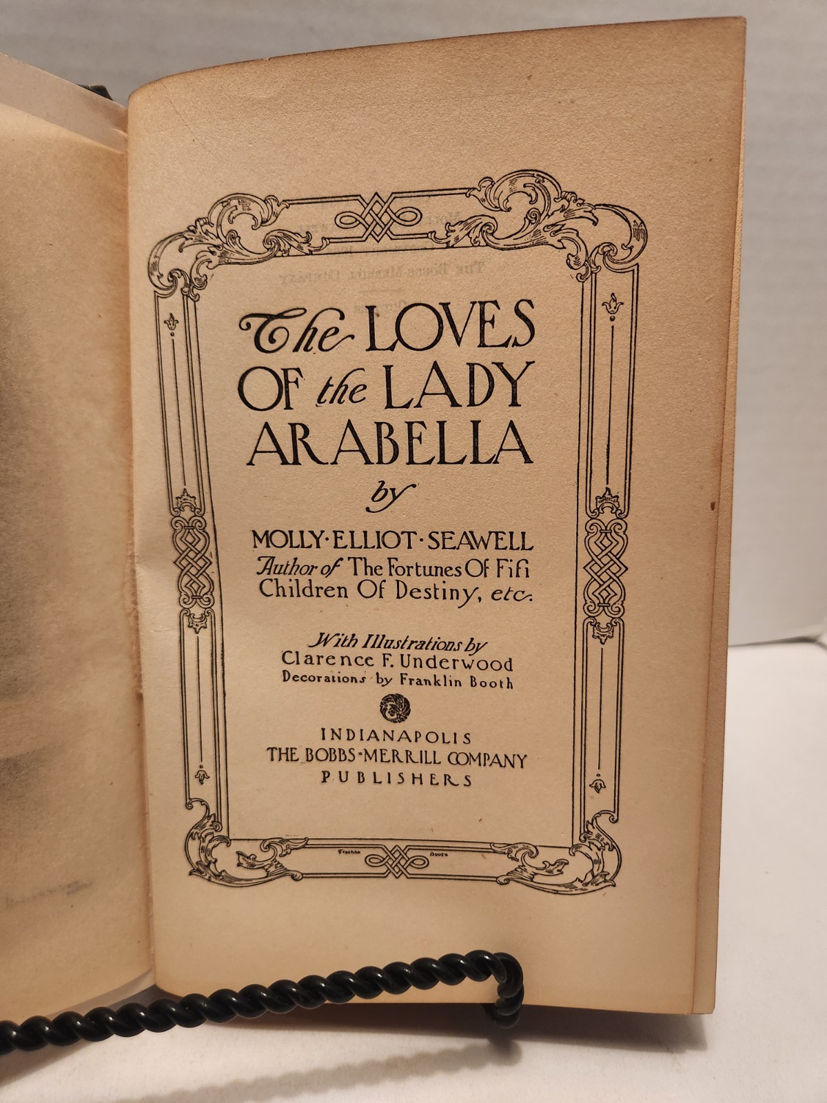 The Loves of the Lady Arabella Molly Elliot Seawell 1906 HC Antique Ships Free