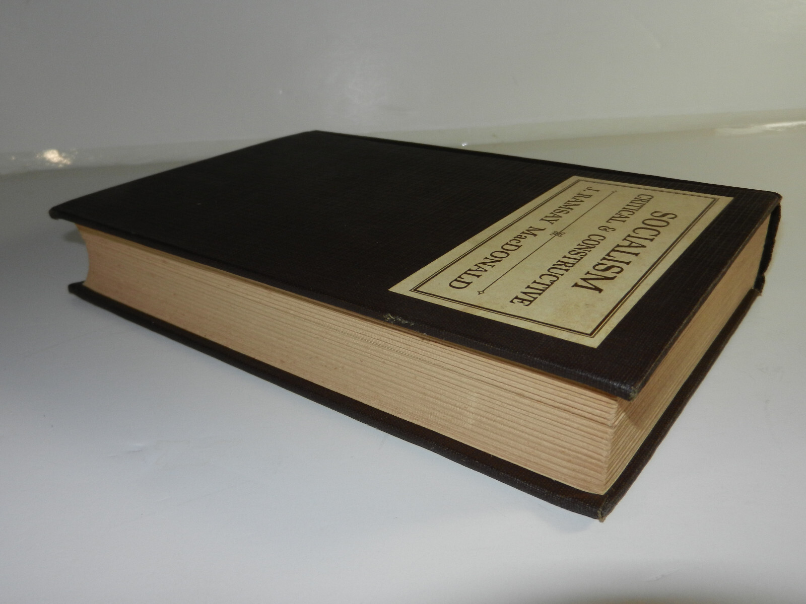 Socialism: Critical And Constructive by J. Ramsay Macdonald (Bobbs Merrill 1924)