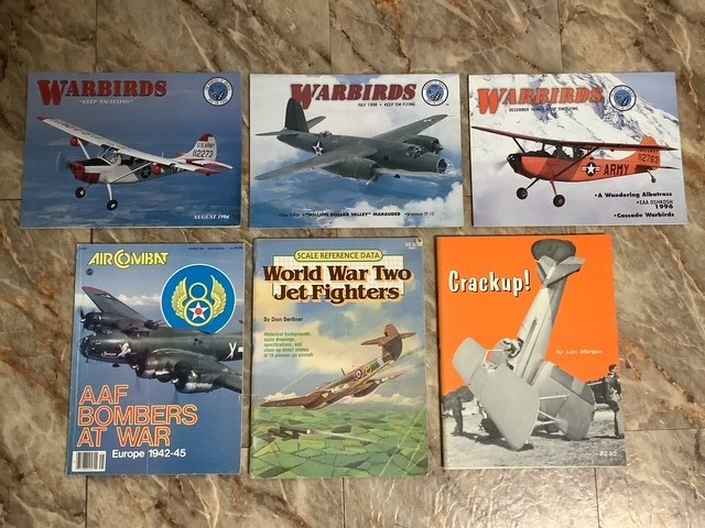 WW2 Planes Military Aircraft Aviation Warbirds Fighters Jets Bombers 6 Books
