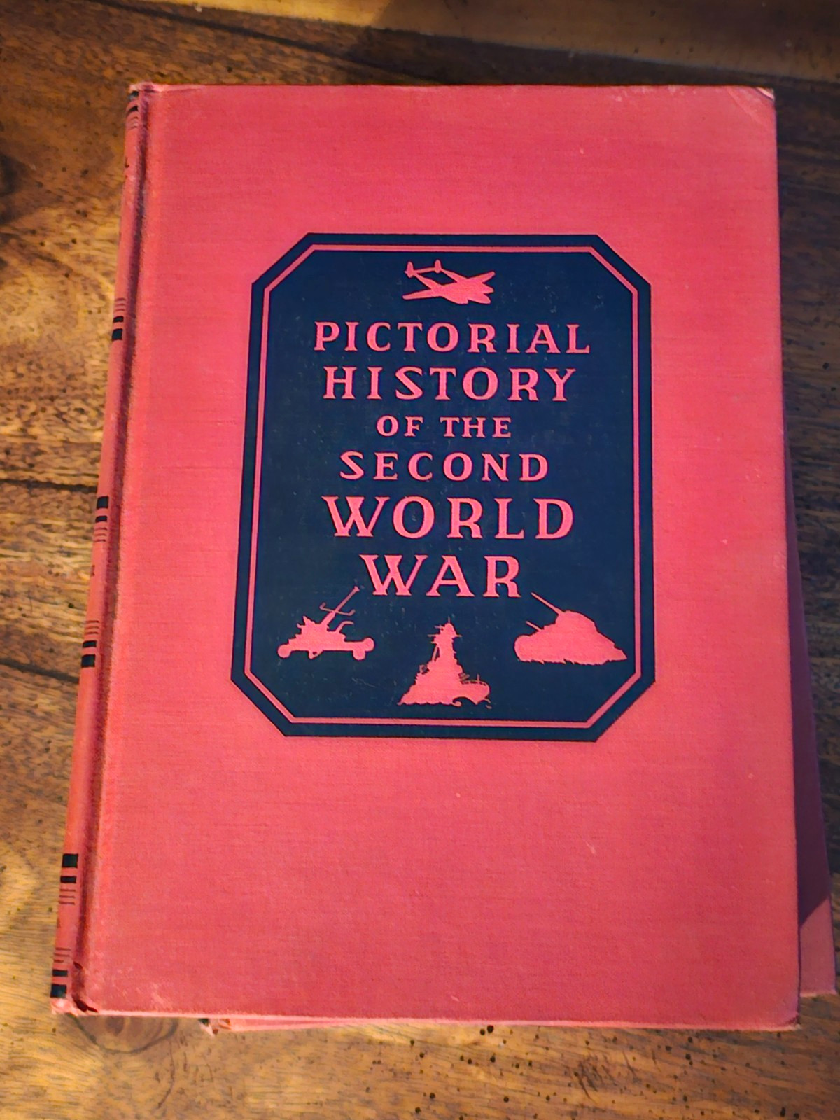 WWII PICTORIAL HISTORY OF THE SECOND WORLD WAR HC VINTAGE 1946 BOOKS VOLUMES 1-5
