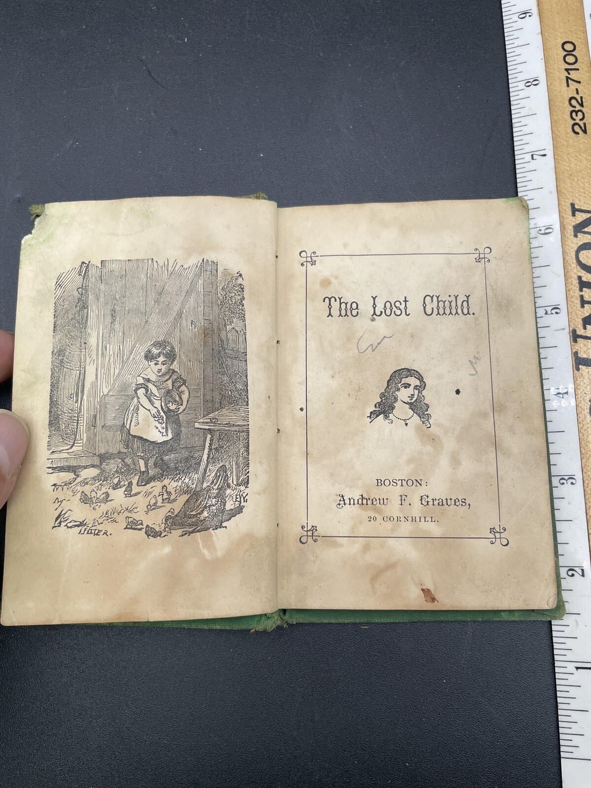 The Lost Child by Cousin Bell Boston Andrew F Graves 1870 Little Addie’s Library