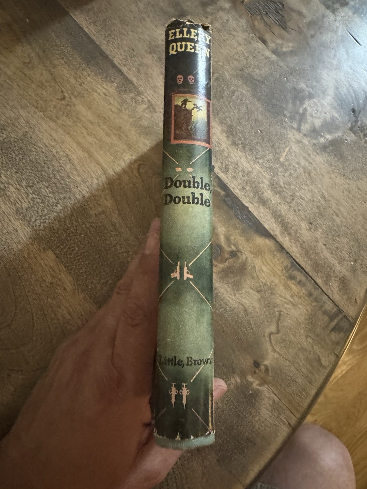 Ellery Queen, DOUBLE, DOUBLE, 1st Ed. 1950 in DJ