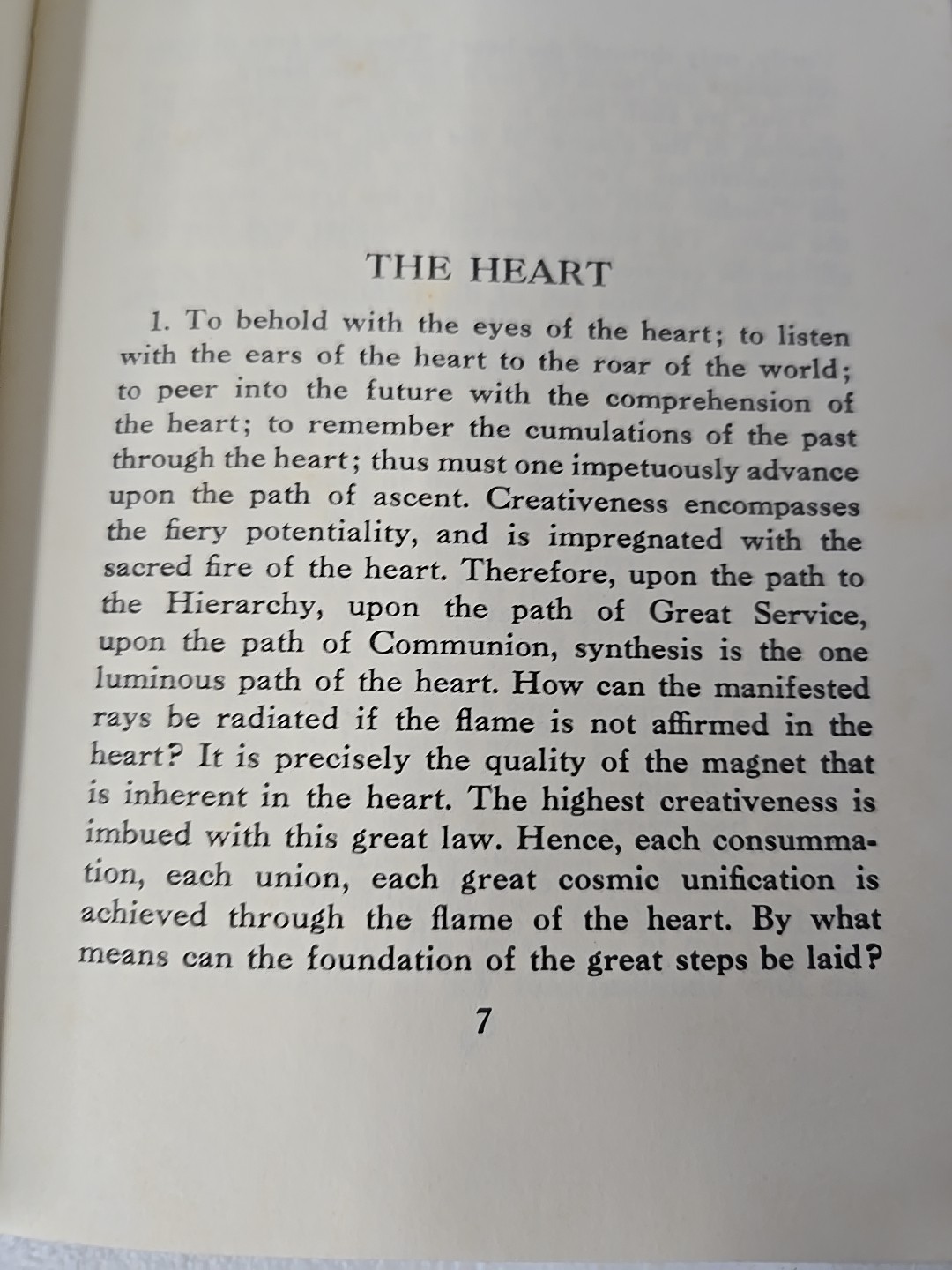 Heart 1932 Agni Yoga Society HB 1979 2nd Printing 1982 Spiritual Philosophy