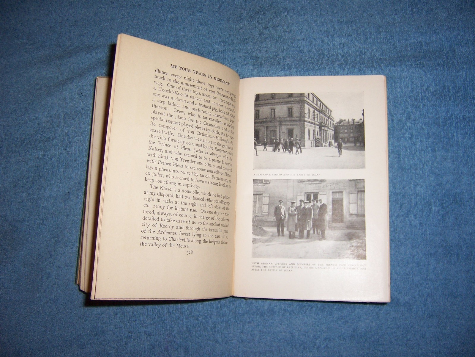 MY FOUR YEARS IN GERMANY by James W. Gerard/1st Ed./HC/History/WWI 1914-18