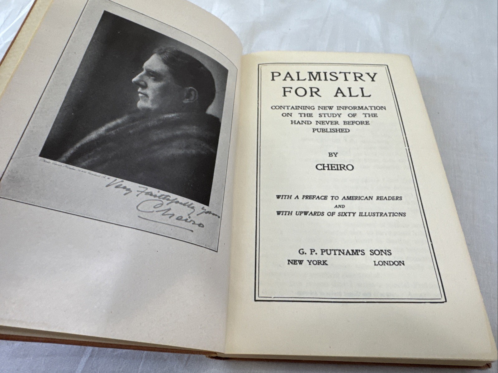 Palmistry for All by Cheiro 1916 G.P. Putnam’s Sons Occult Palmistry