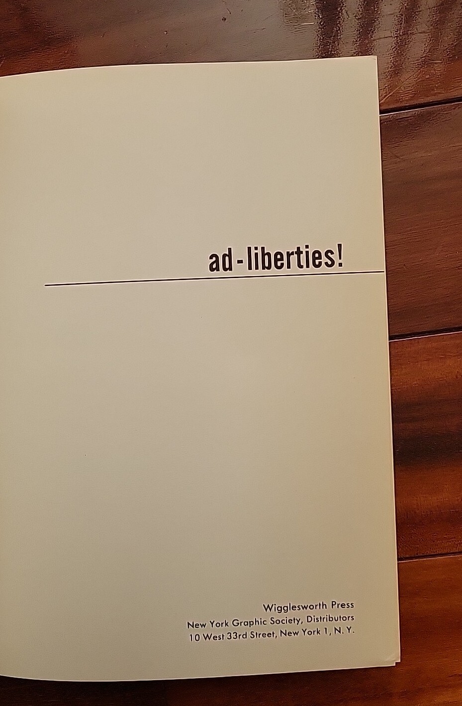 ad liberties Naughty Risque Advertising Vtg 1959 Wigglesworth Slogans Marketing