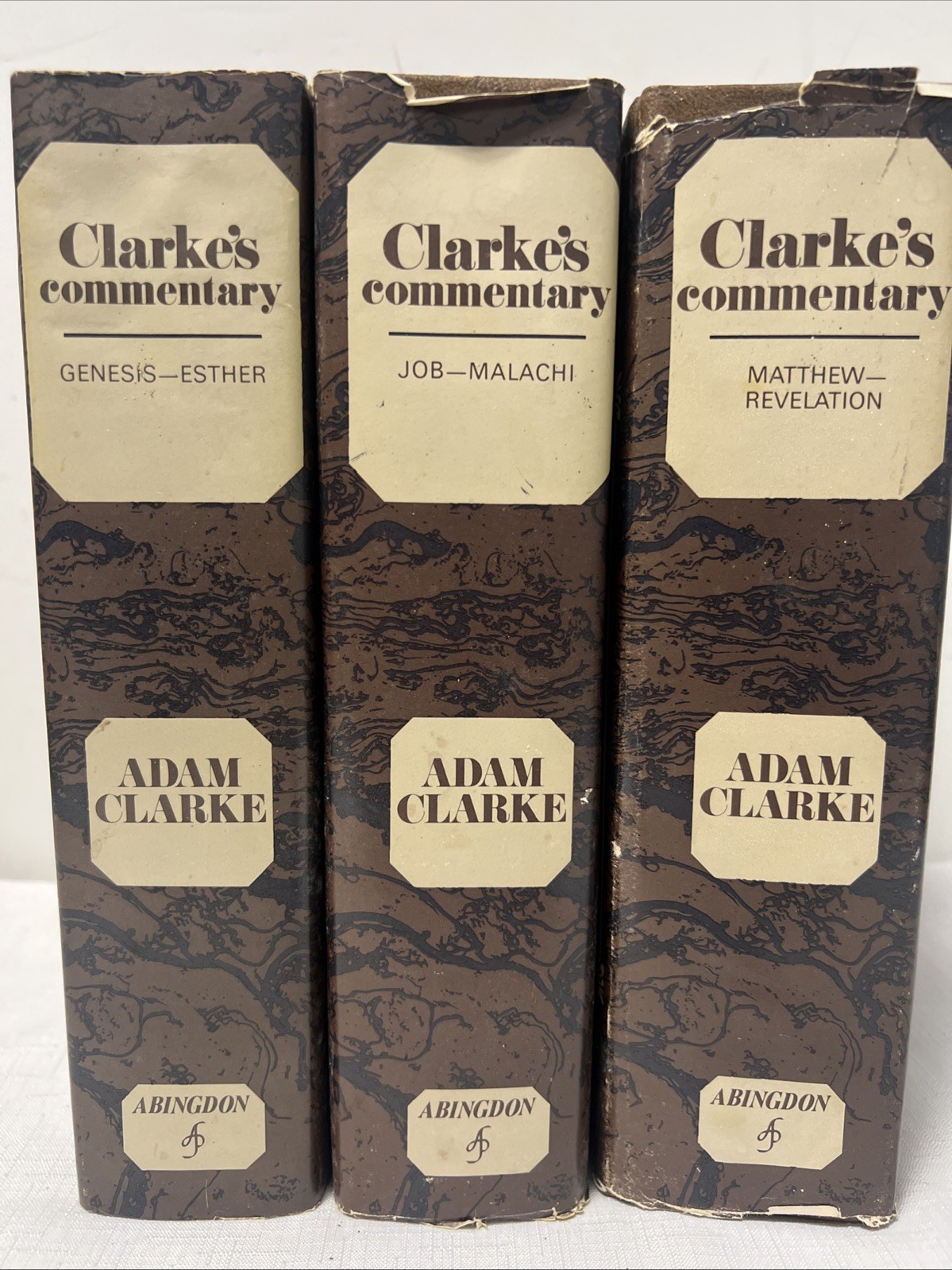 VINTAGE Adam Clarke’s Bible Commentary FULL SET (Gen-Rev) HC w dust sleeves