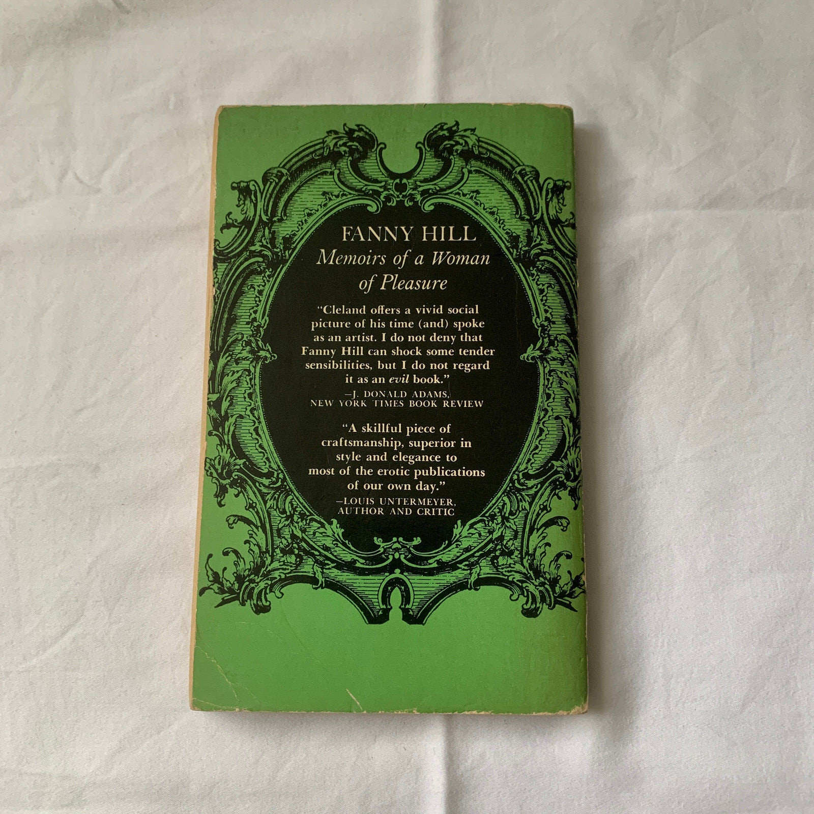 Fanny Hill: Memoirs of a Woman of Pleasure – John Cleland Second Edition 1964
