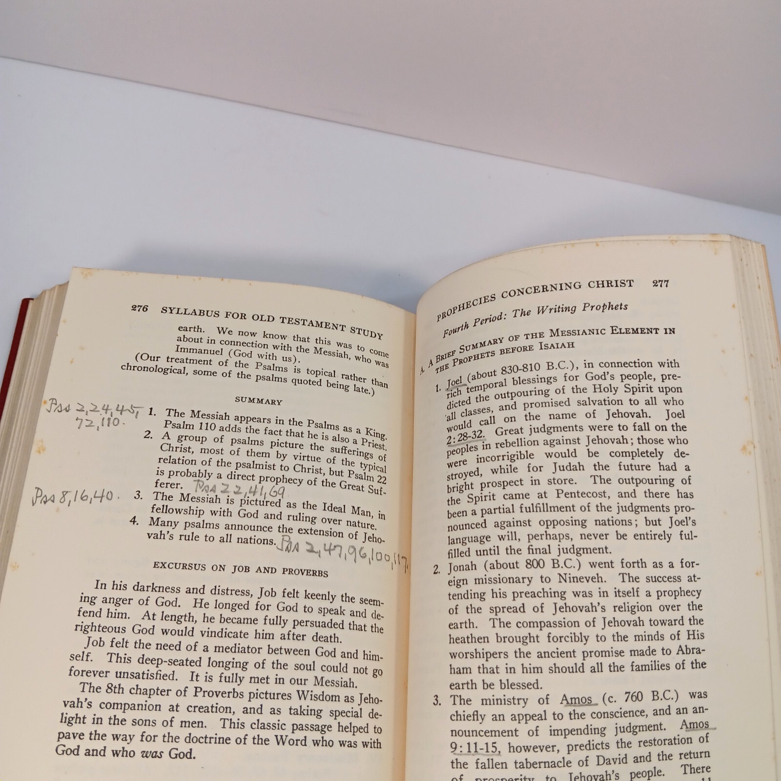 Syllabus For Old Testament Study, John R Sampey, 6th Ed 1924 Sunday School Board