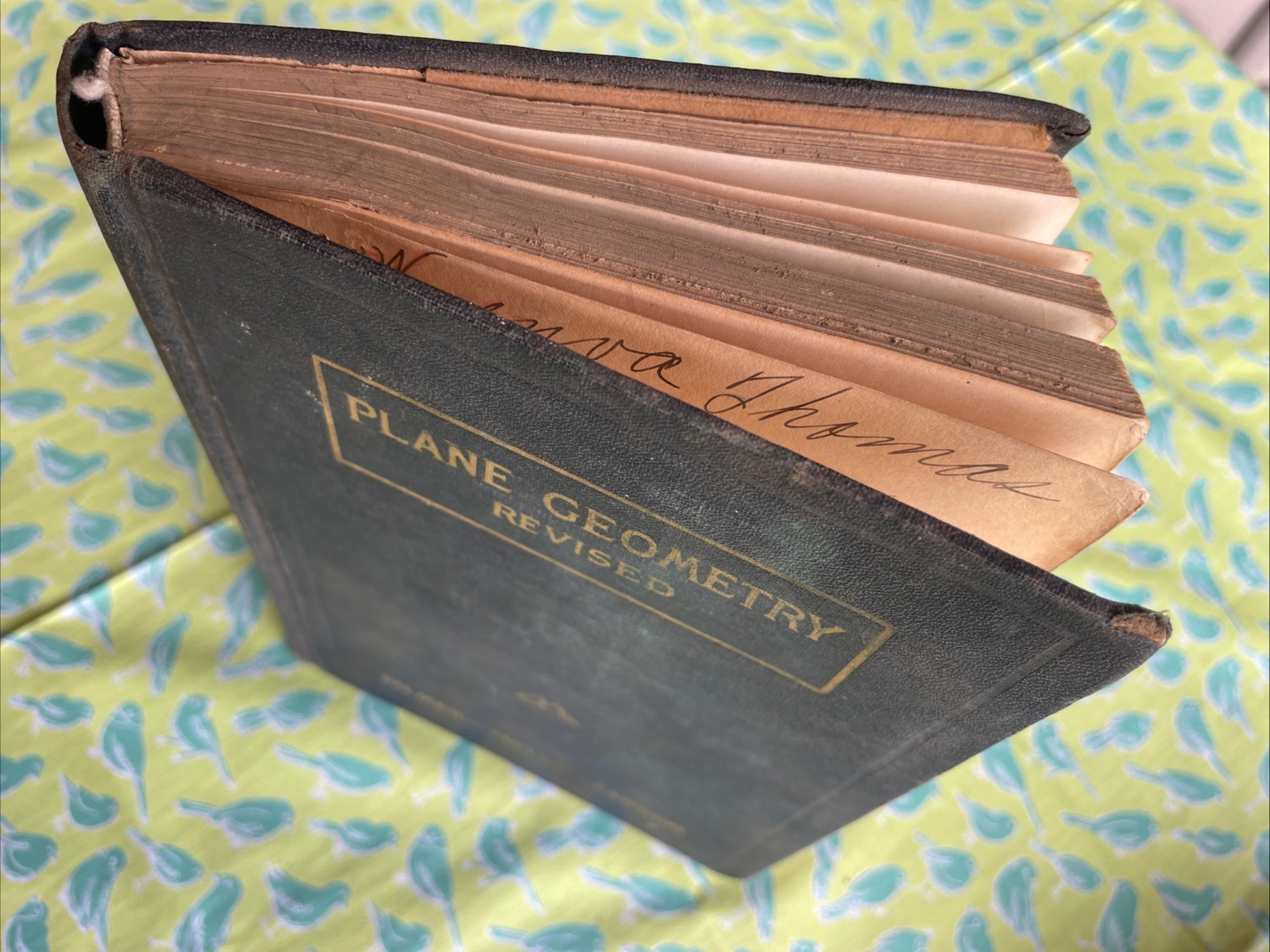 Plane Geometry, Revised by Palmer, Taylor & Farm (1924 VTG HC Textbook)