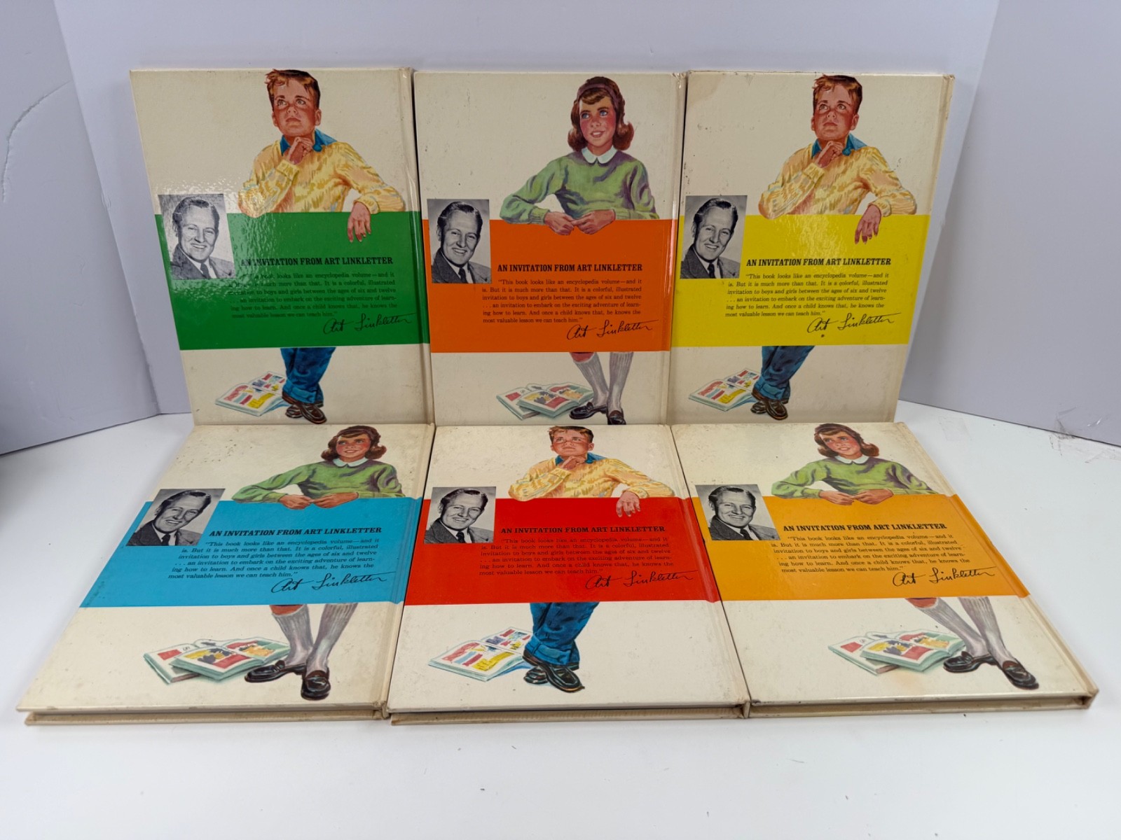 Art Linkletter Picture Encyclopedia Vols 1-18 Complete Set Vintage 1961