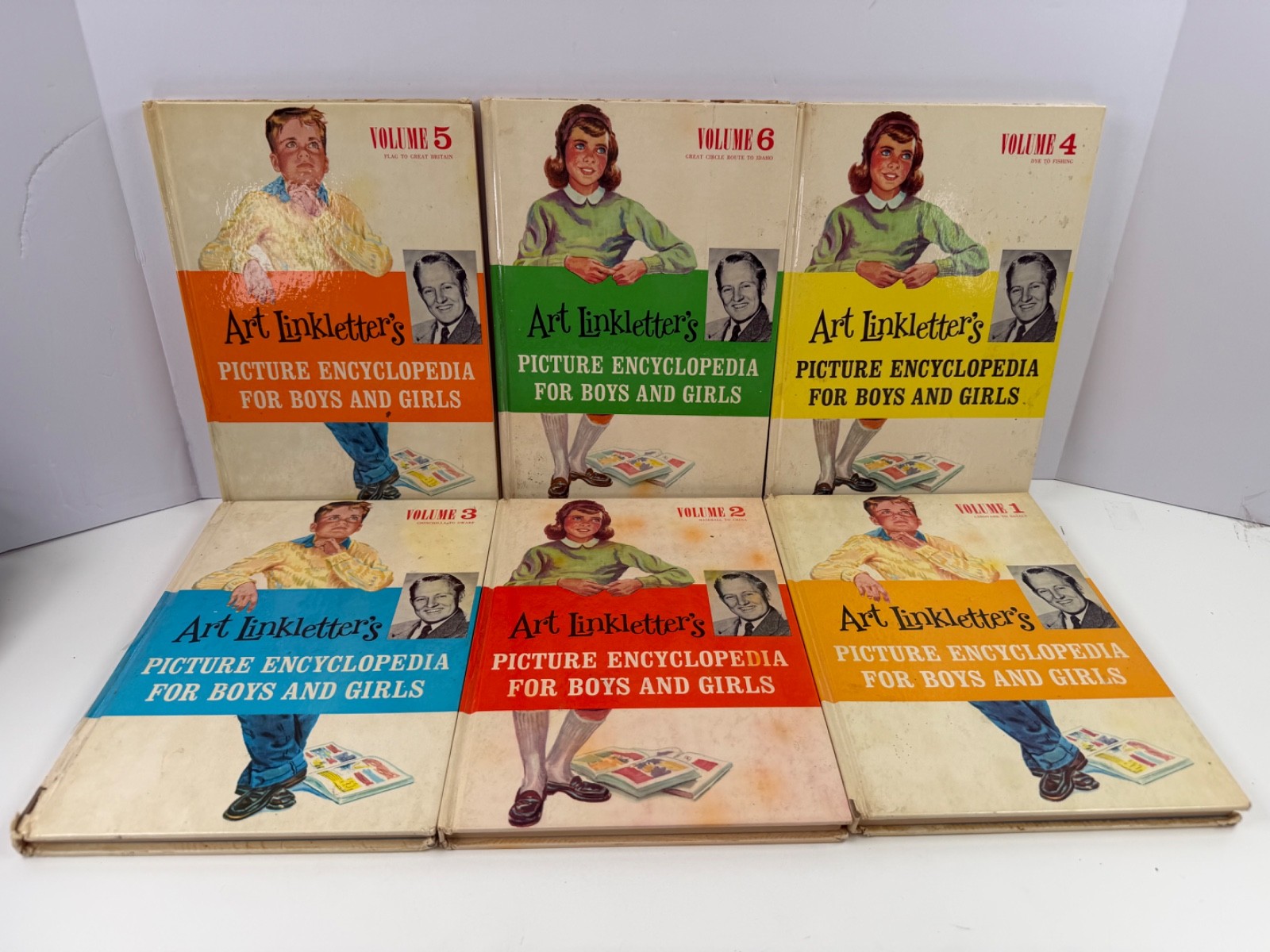 Art Linkletter Picture Encyclopedia Vols 1-18 Complete Set Vintage 1961