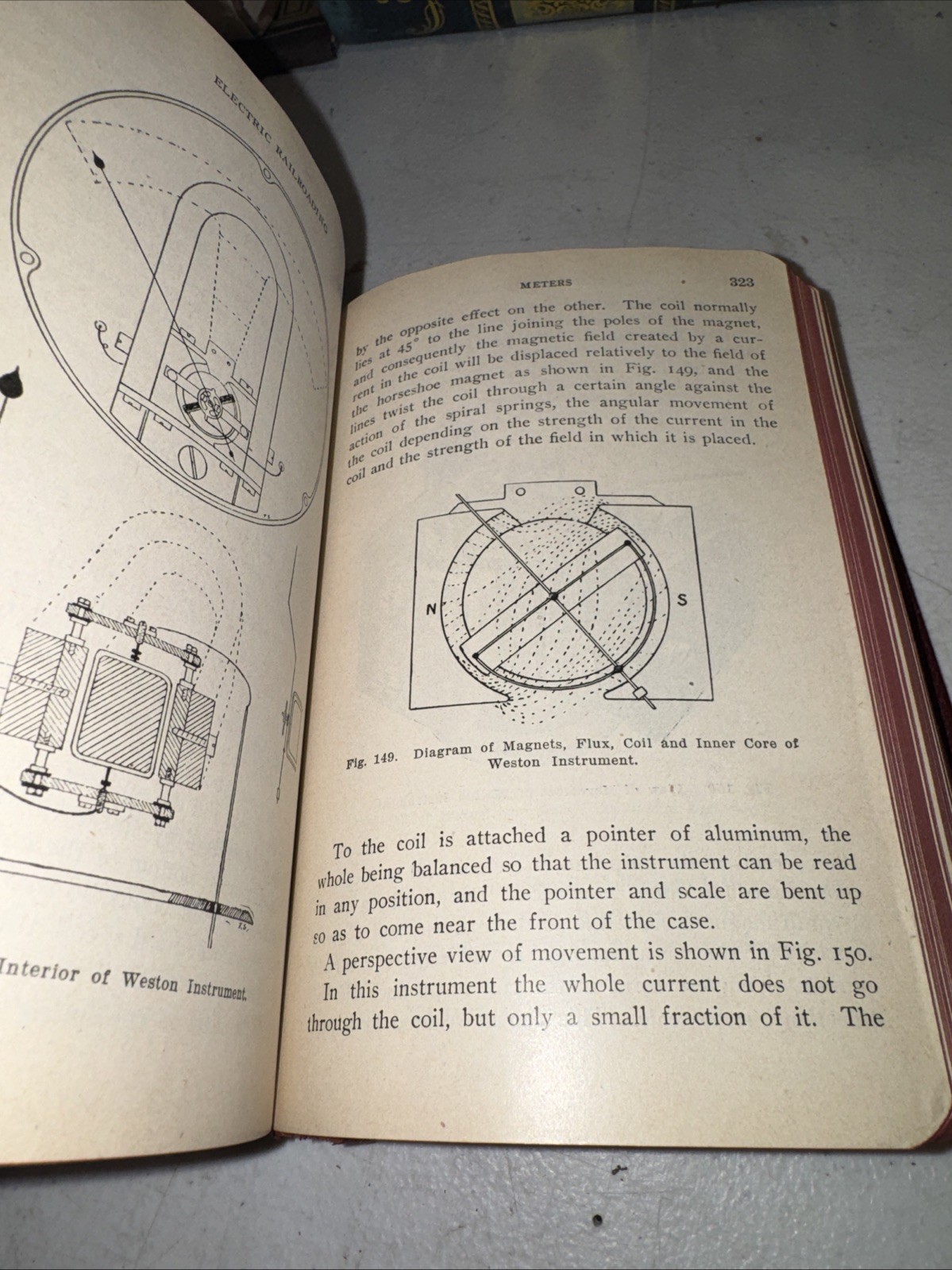 Antique 1911 Complete Practical Railroading – Leather Bound , Illustrated
