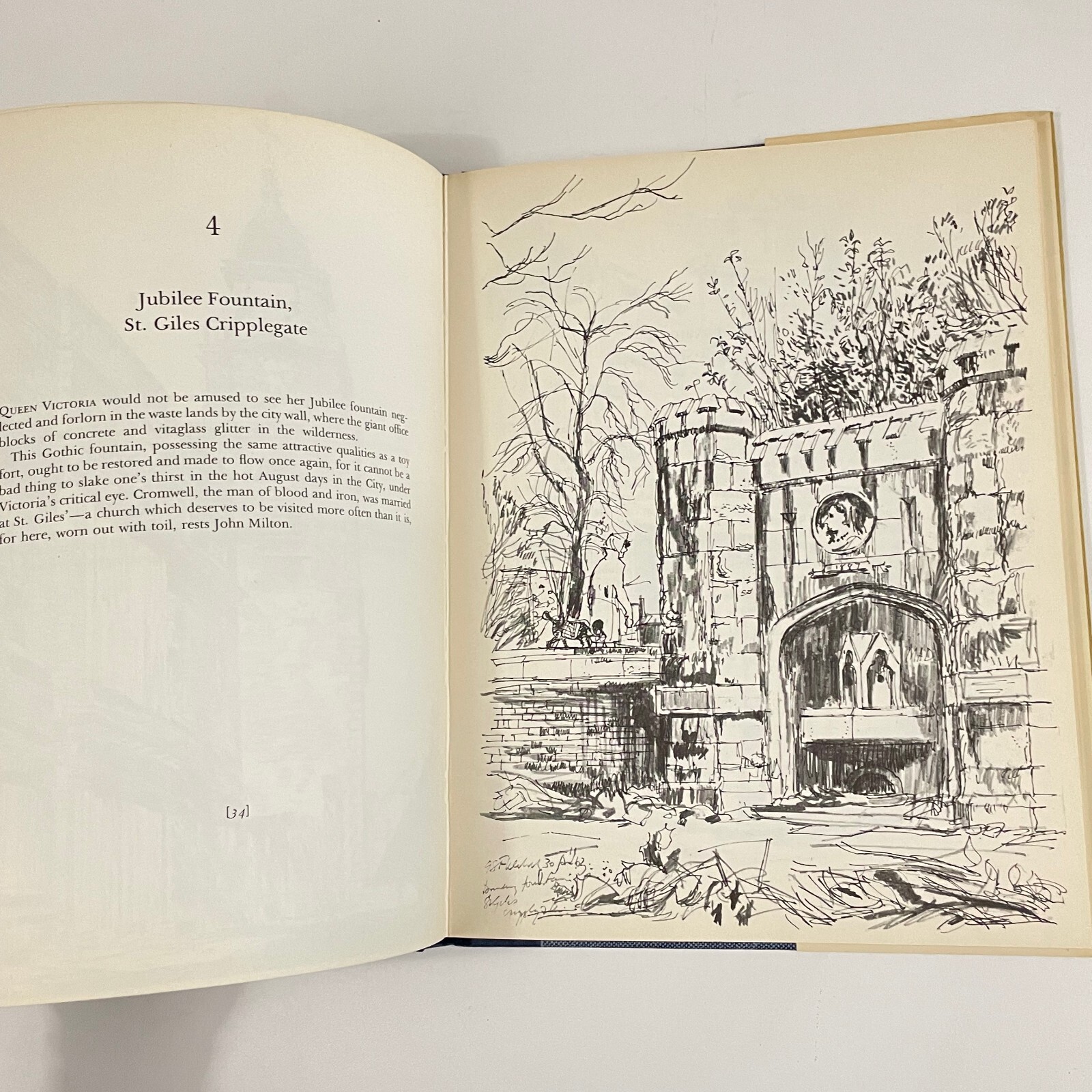 City Sights: A City of London Portfolio by Geoffrey Fletcher SIGNED 1963 UK