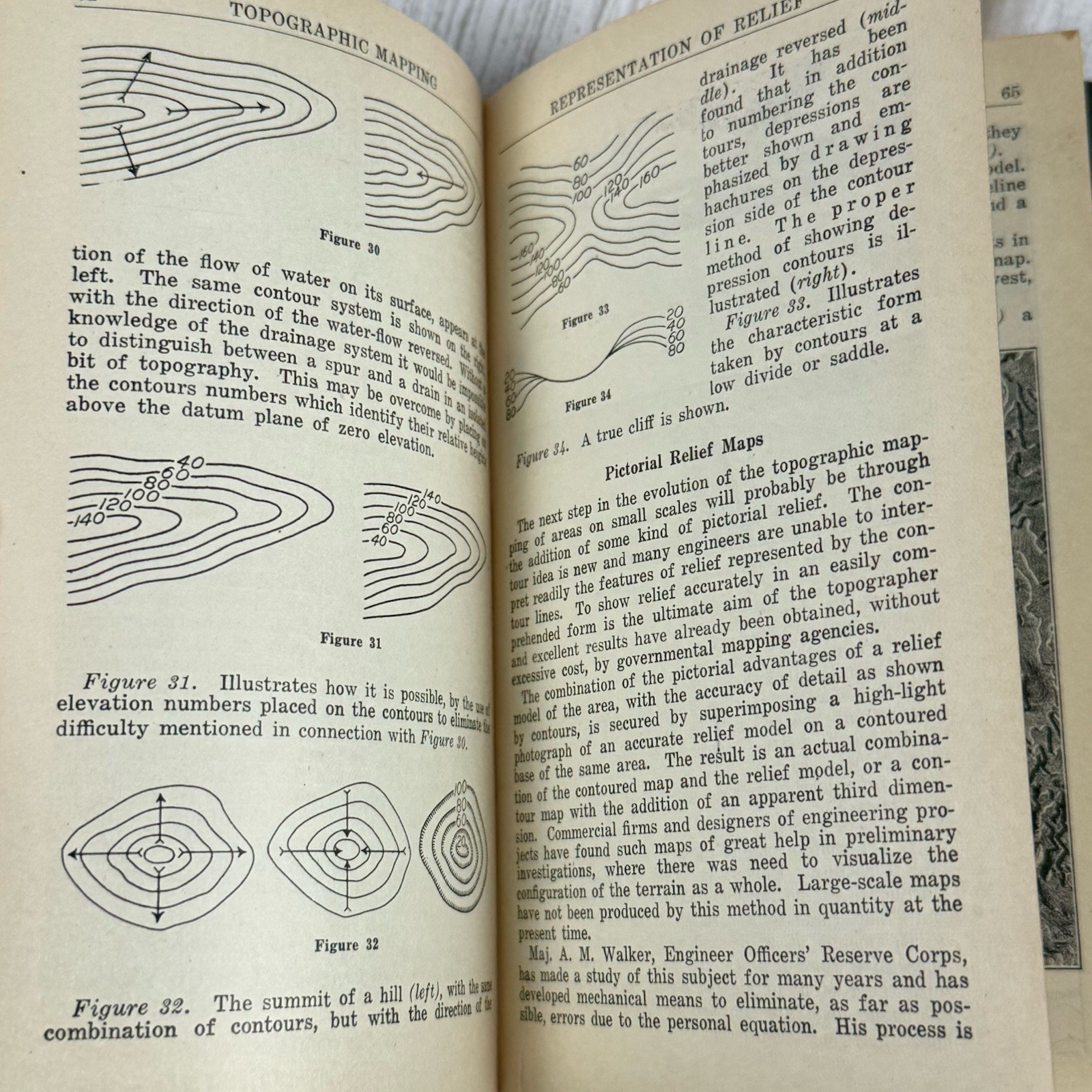 Topographic Mapping by L.B. Roberts (1924) Hardback 1st Edition Gold Guild Edges