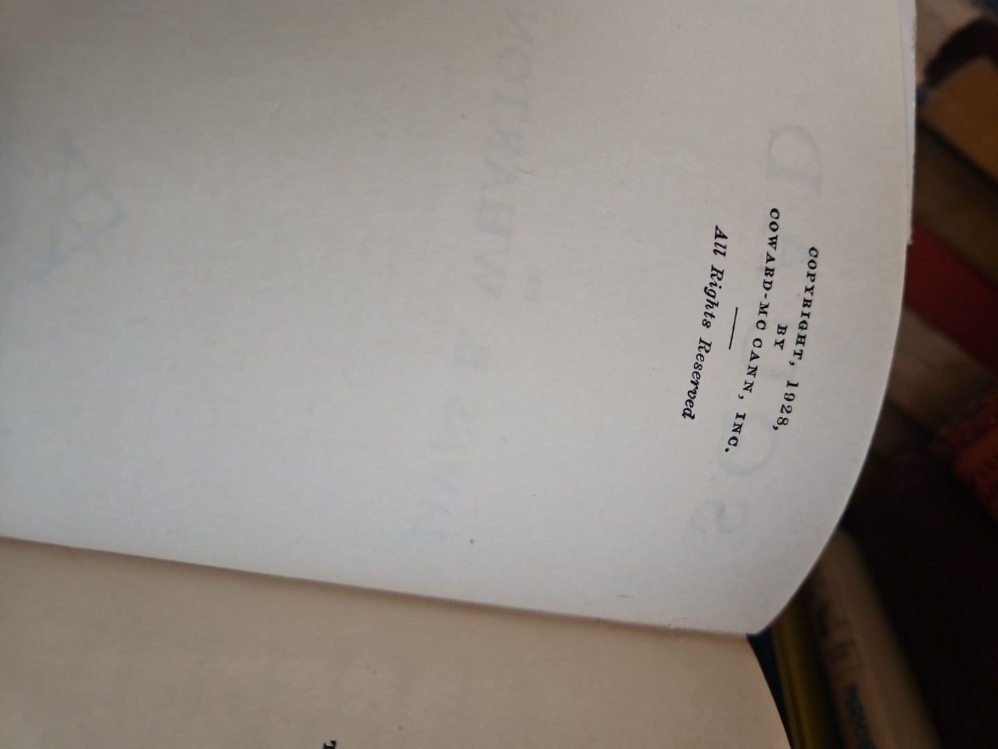 1928 SQUAD James B Wharton Coward-McCann, Inc 1st Edition WWI