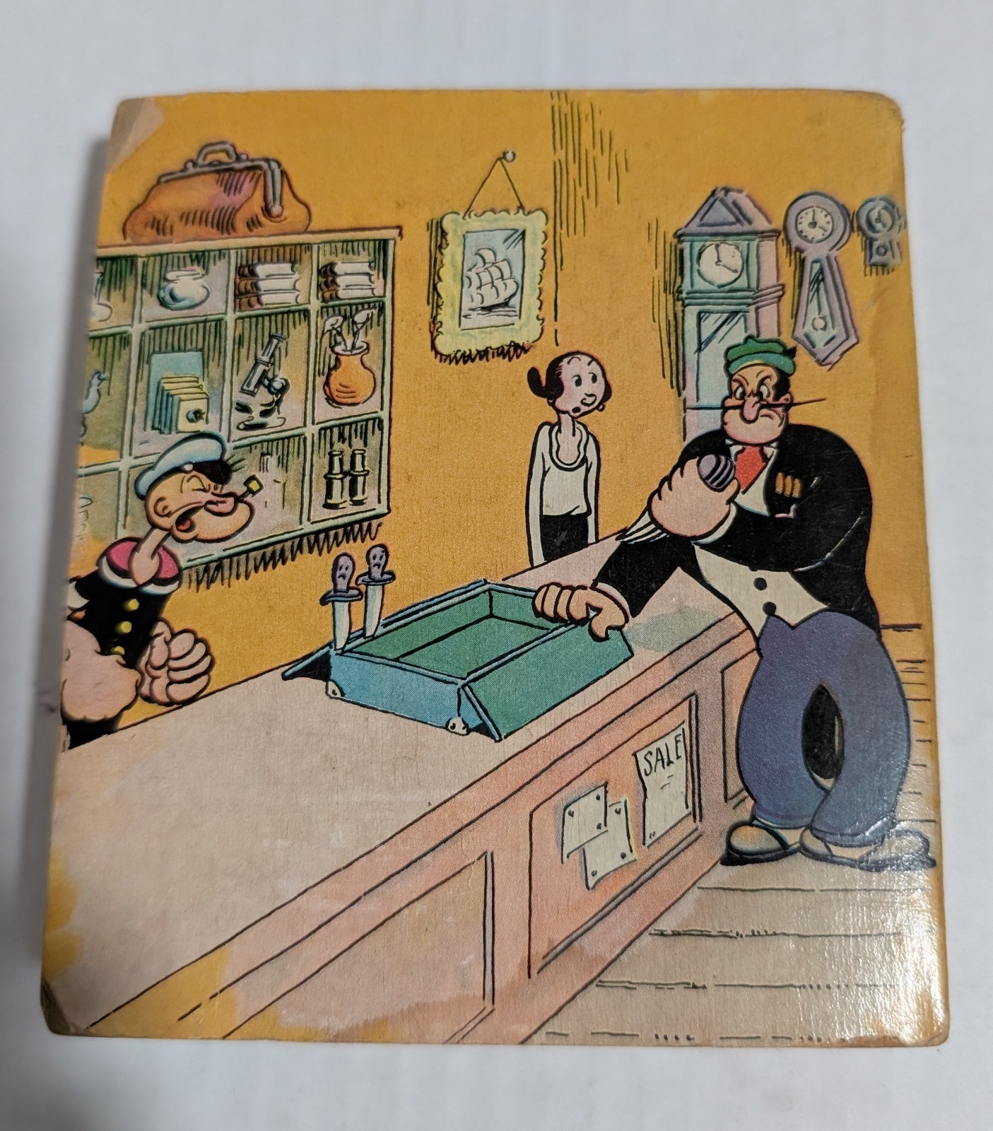 1936 Popeye starring in “CHOOSE YOUR WEPPINS” Hard To Find Rare Soft Cover #1593