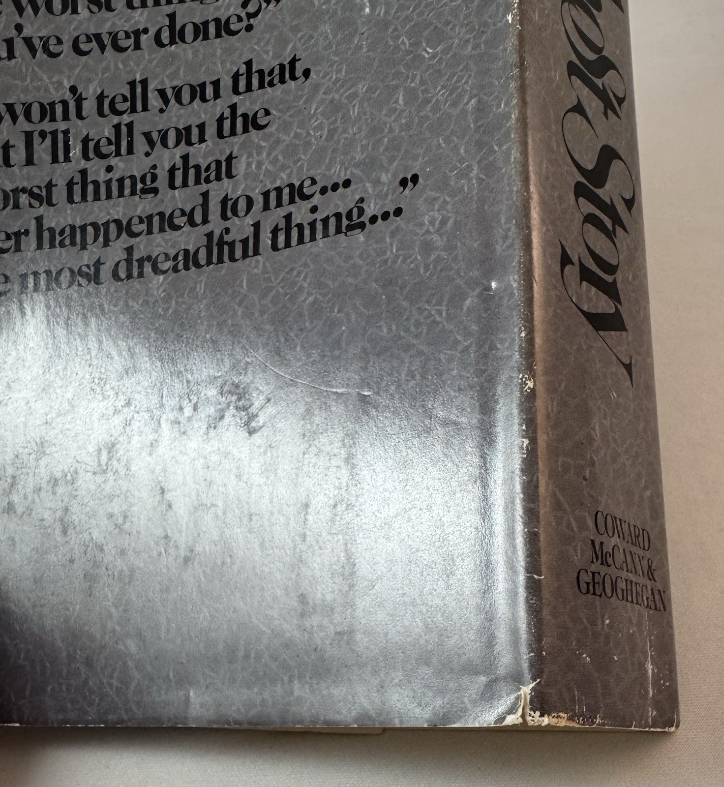 Ghost Story-Peter Straub-SIGNED-First/1st Book Club Edition w/ Org DJ-VERY RARE!