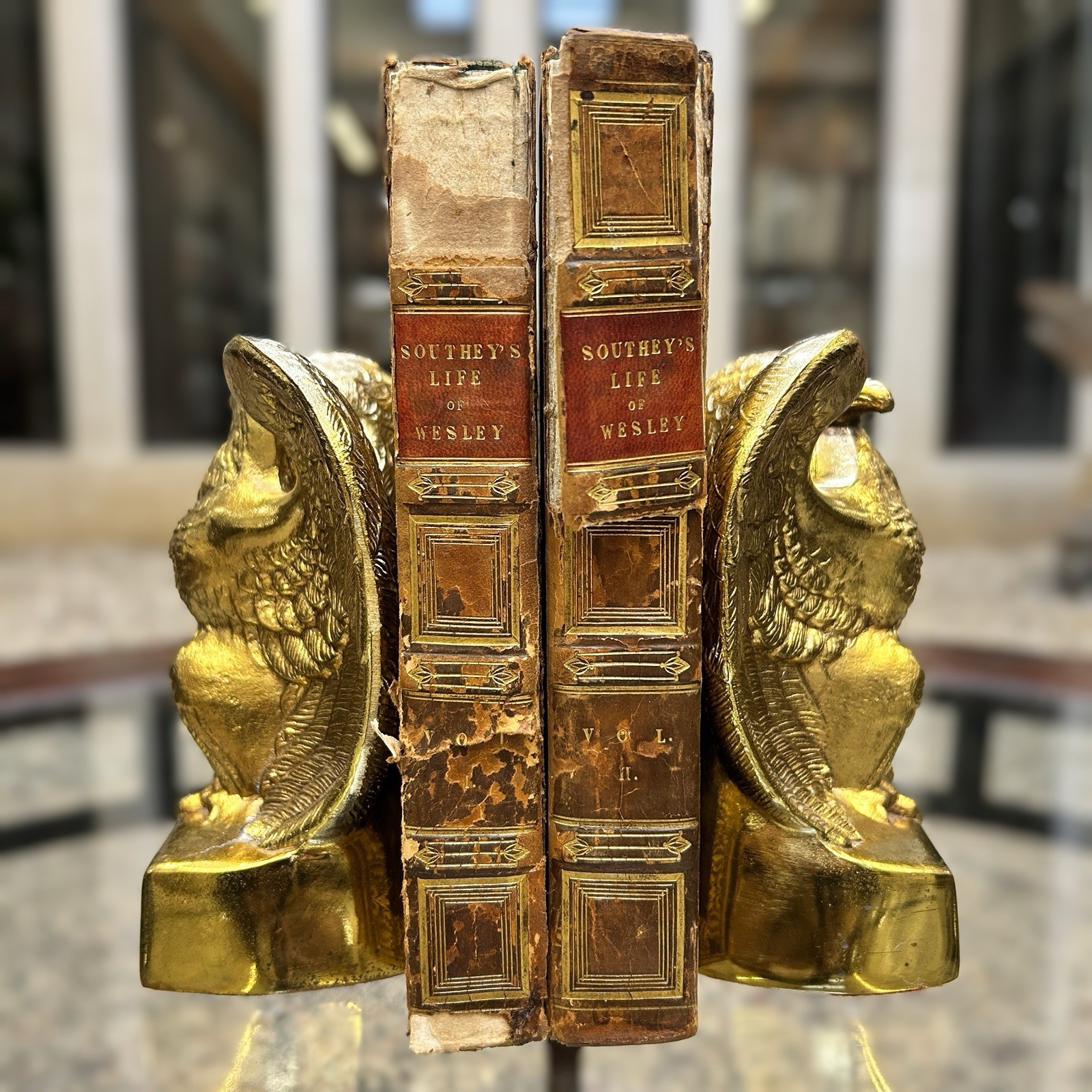 1820 Life of Wesley Rise Progress of Methodism Robert Southey 2 Vol Leather Set
