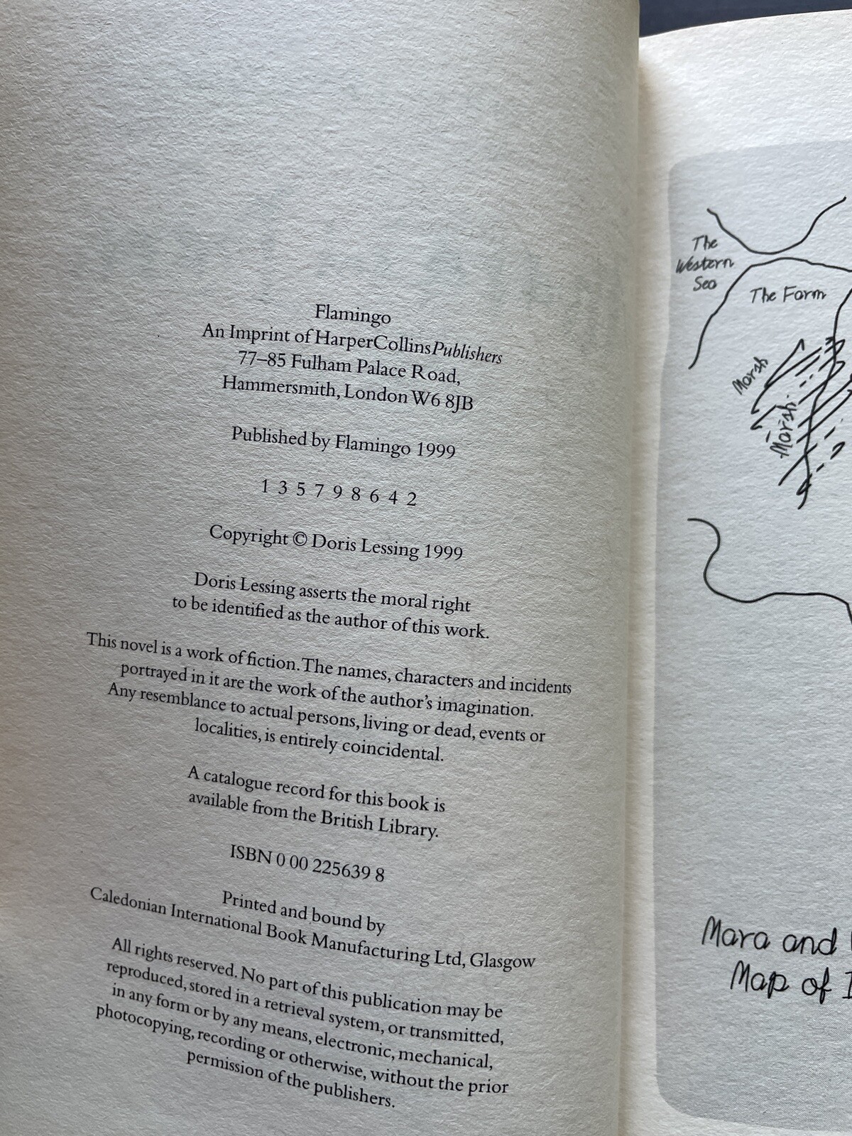 DORIS LESSING – MARA AND DAN. 1st Edition. MINT. SIGNED BY LESSING!