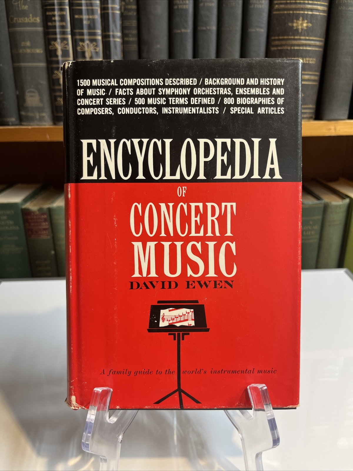 Encyclopedia of Concert Music by David Ewen 1959 Hardcover