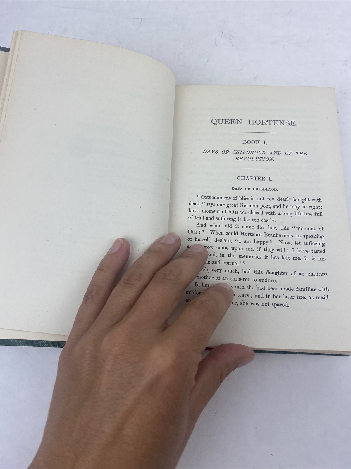 1904 Queen Hortense L. Muhlbach Vintage Hardcover