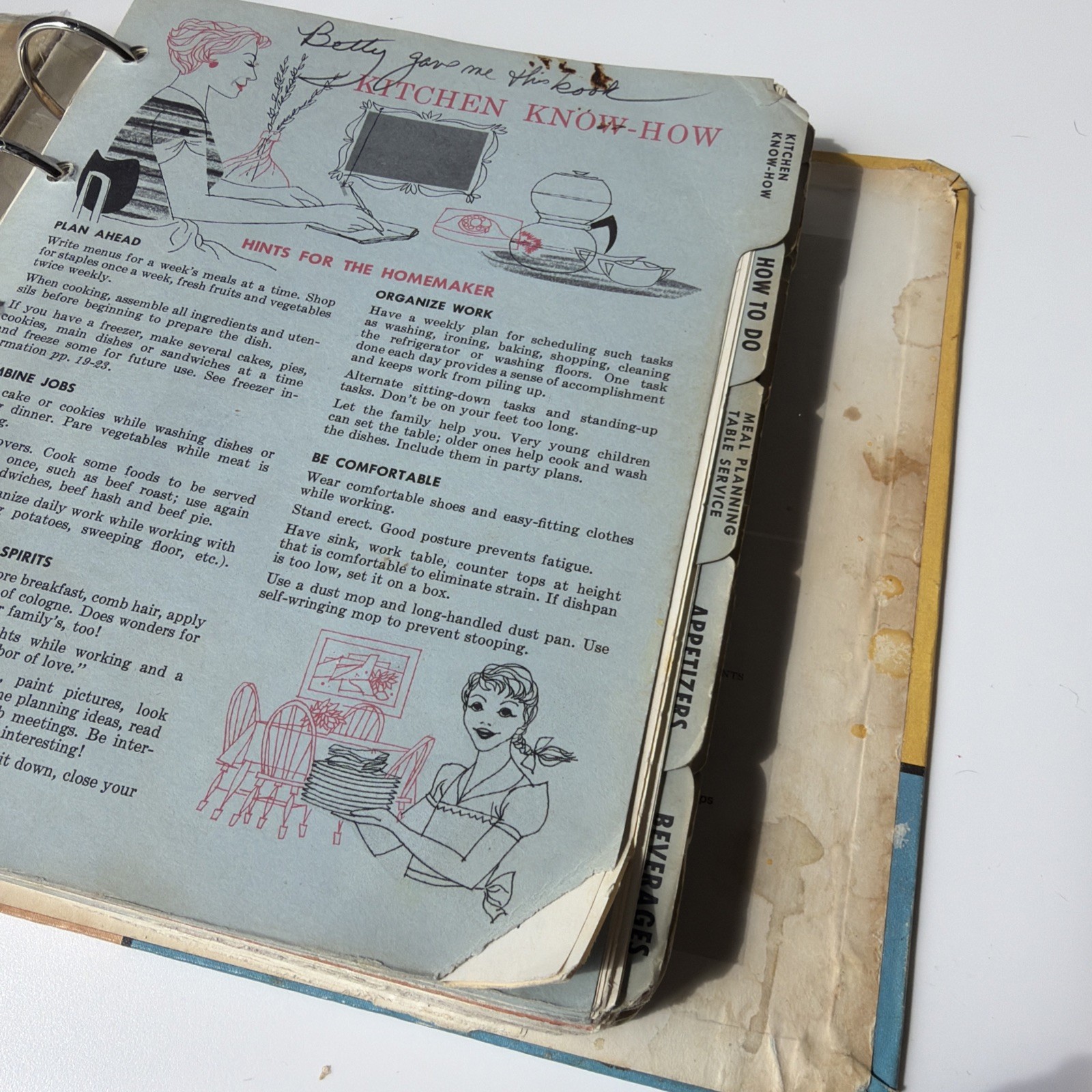 Betty Crocker’s New Picture Cook Book Ring Binder 1961 1st Edition 6th Printing