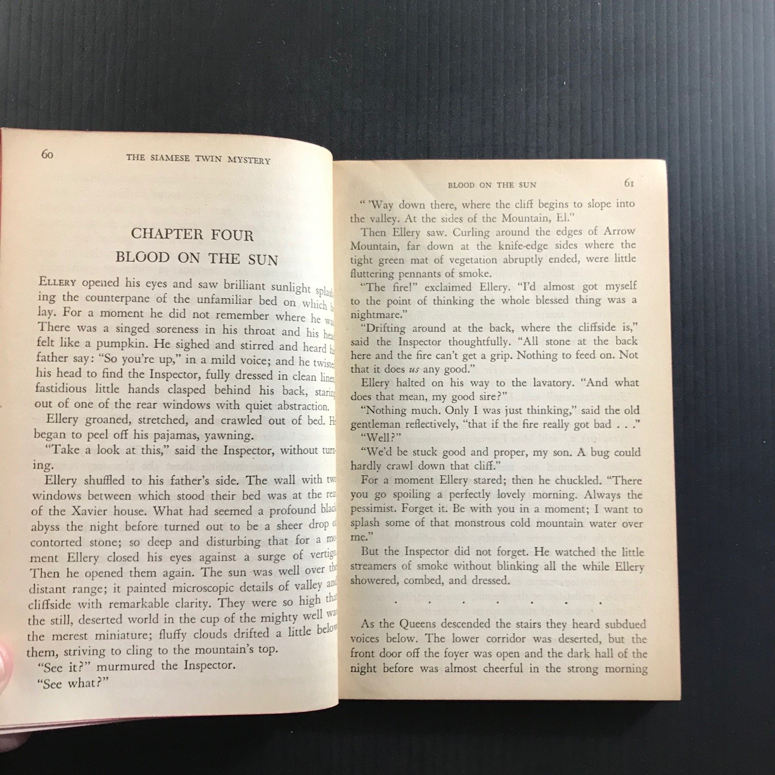 SIAMESE TWIN MYSTERY Ellery Queen Pocket Book Edition Vintage Mystery