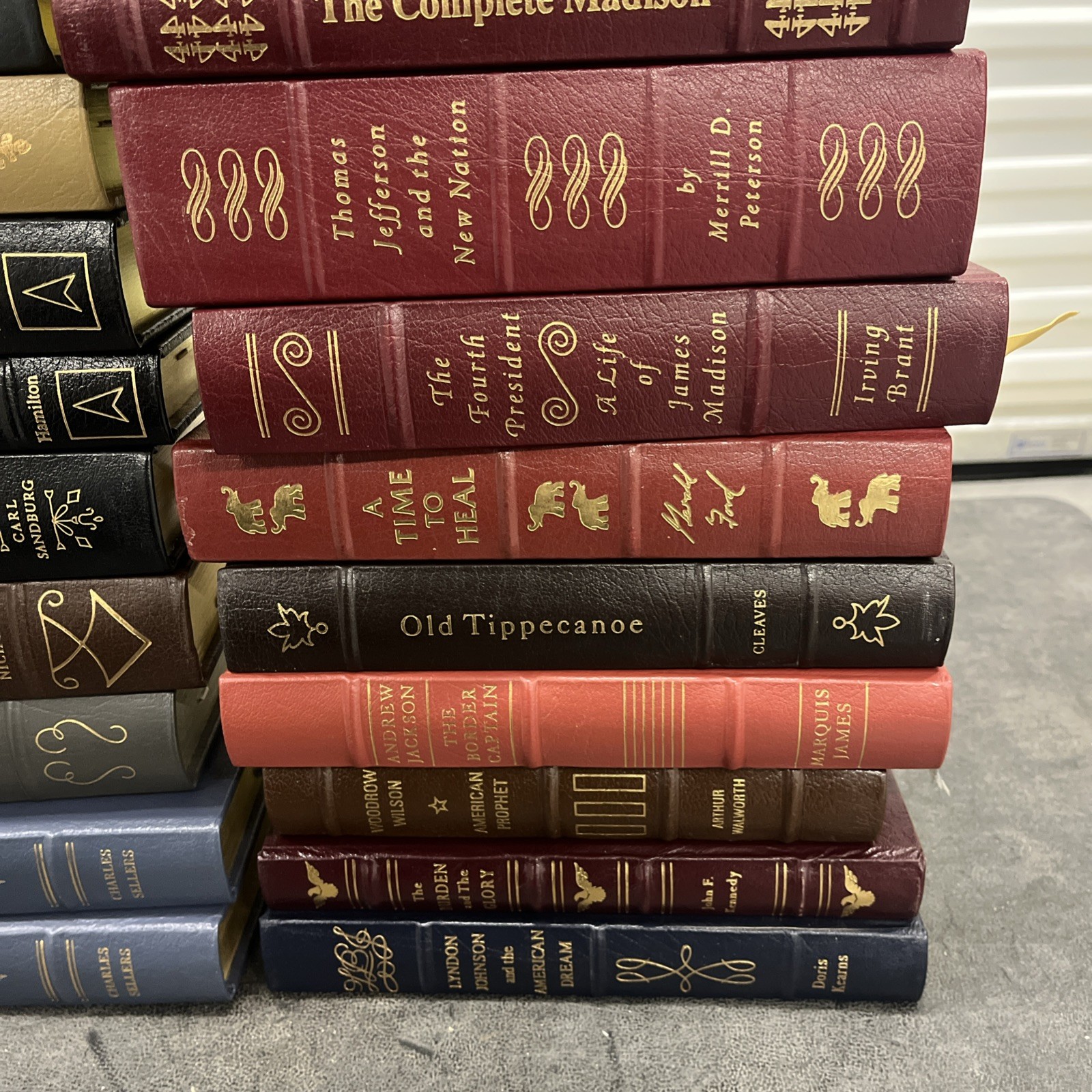Library of the Presidents, 46 Volumes Set, Ford Signed, Easton Press