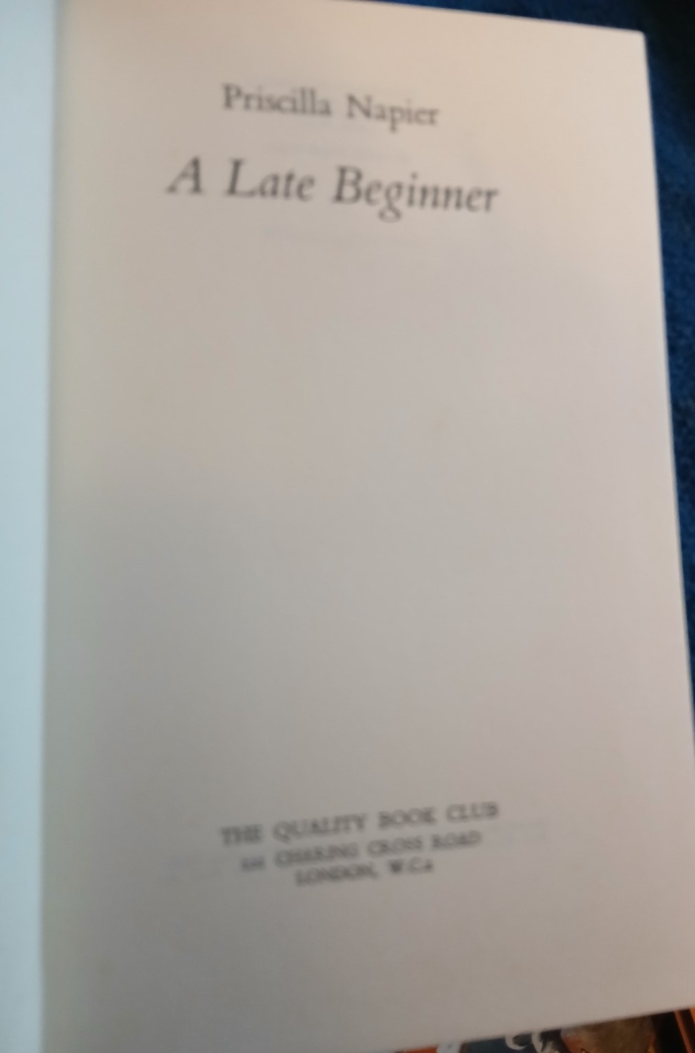 A Late Beginner : Priscilla Napier – 1966 (16)