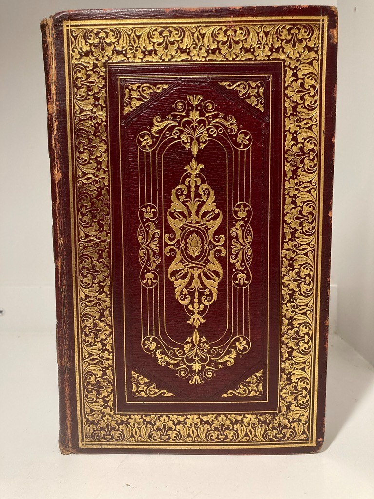 1822 Young Night Thoughts Fore-Edge Painting Greenwich Hospital Leather