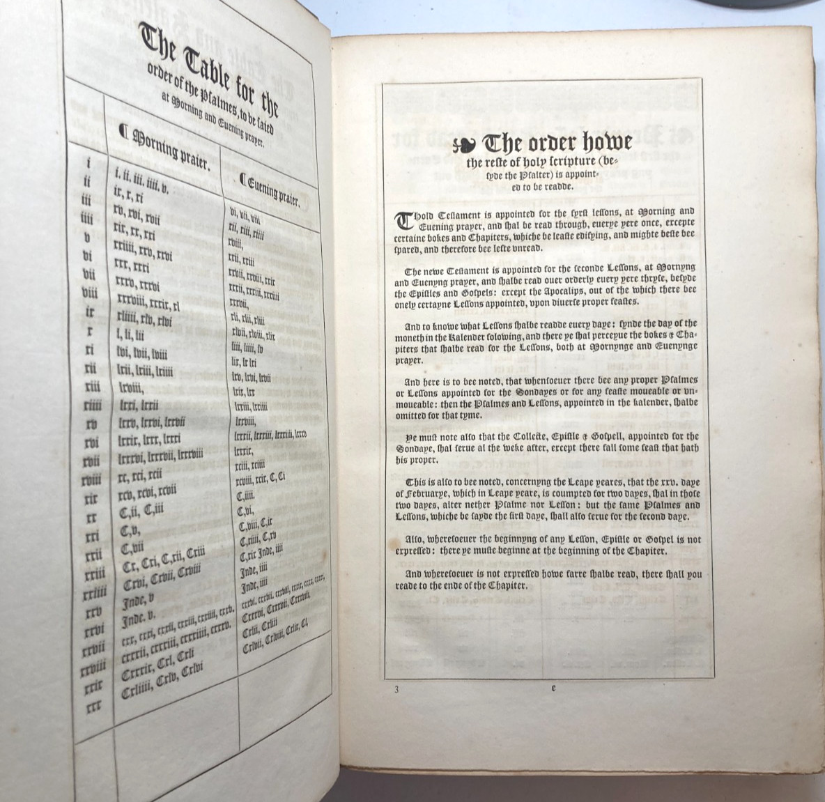 1844 Pickering Chiswick Press Folio Book of Common Prayer 1559 Elizabeth Vellum