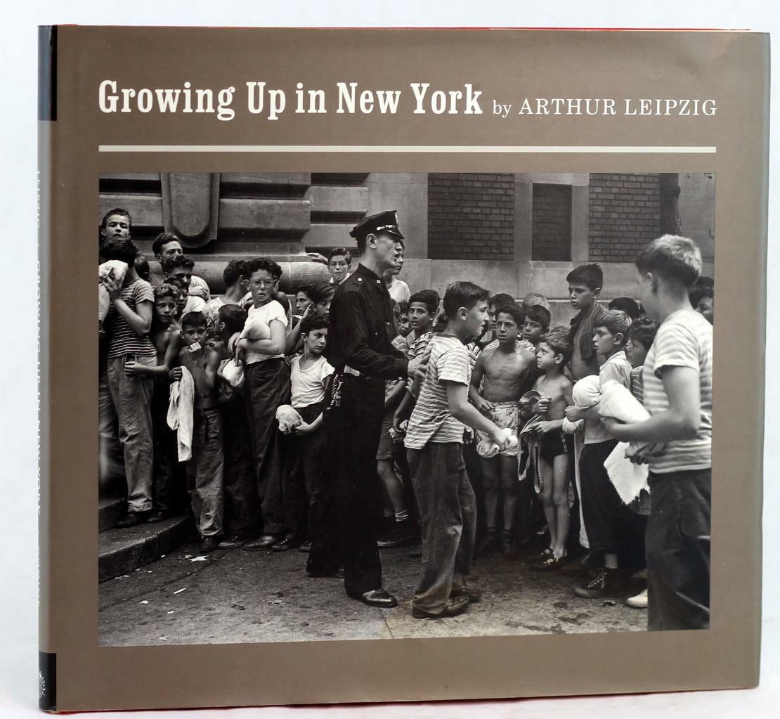 Arthur Leipzig 1995 Growing Up in New York Street Photography Hardcover w/DJ