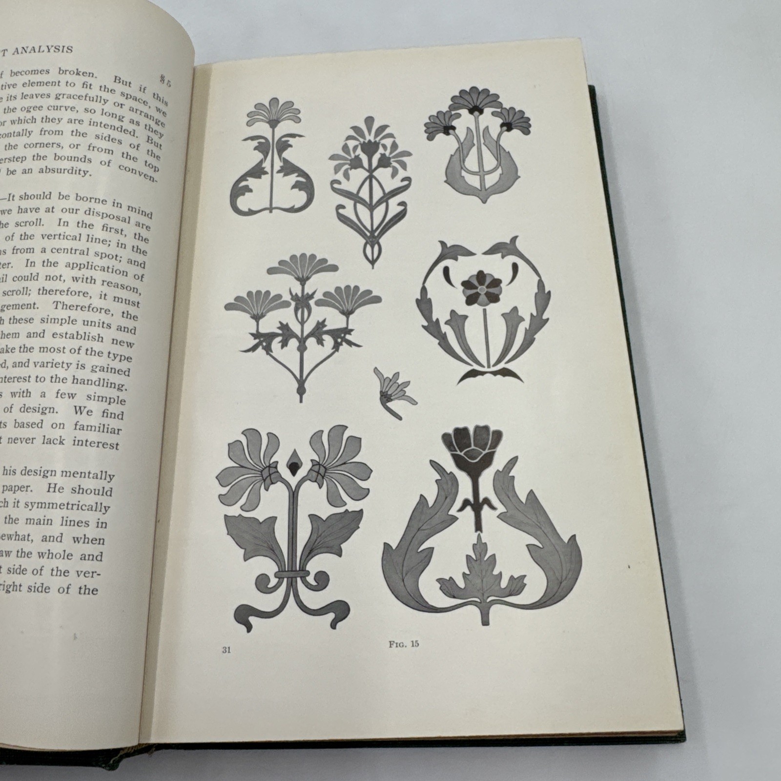 Antique 1905 ICS Reference Library Vol 8 Art Design Bookcover Carpet 1st Edition