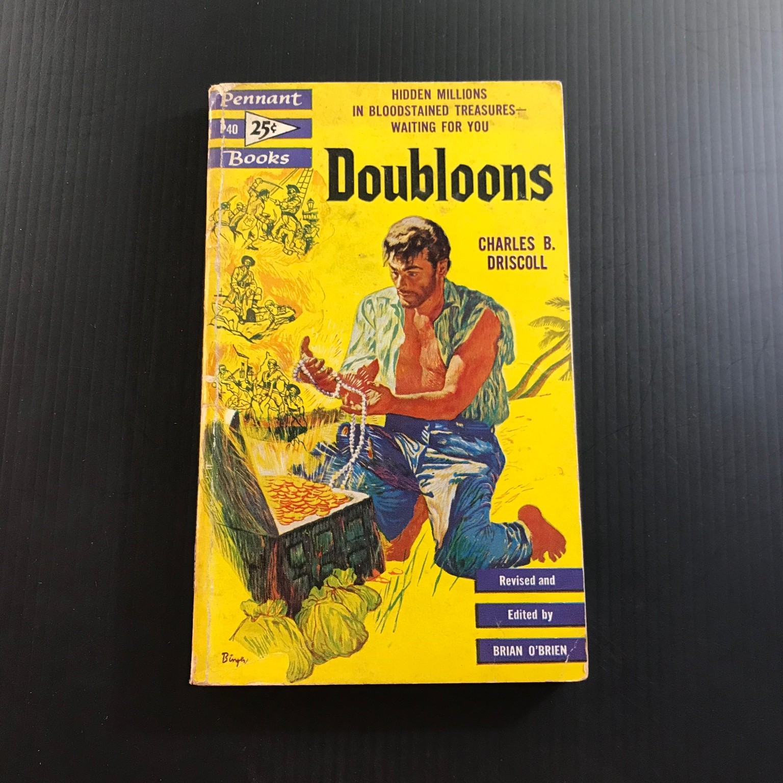 Doubloons Charles B. Driscoll 1954 Pennant 1st Printing Buried Treasure Pirates