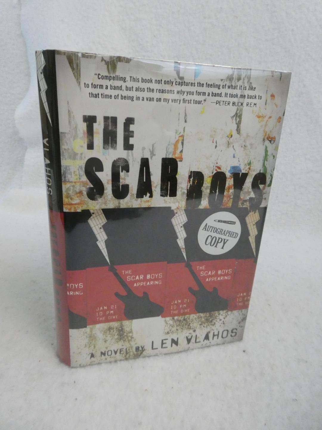 SIGNED Len Vlahos THE SCAR BOYS 2014 Egmont, NY First Edition/Printing HC/DJ