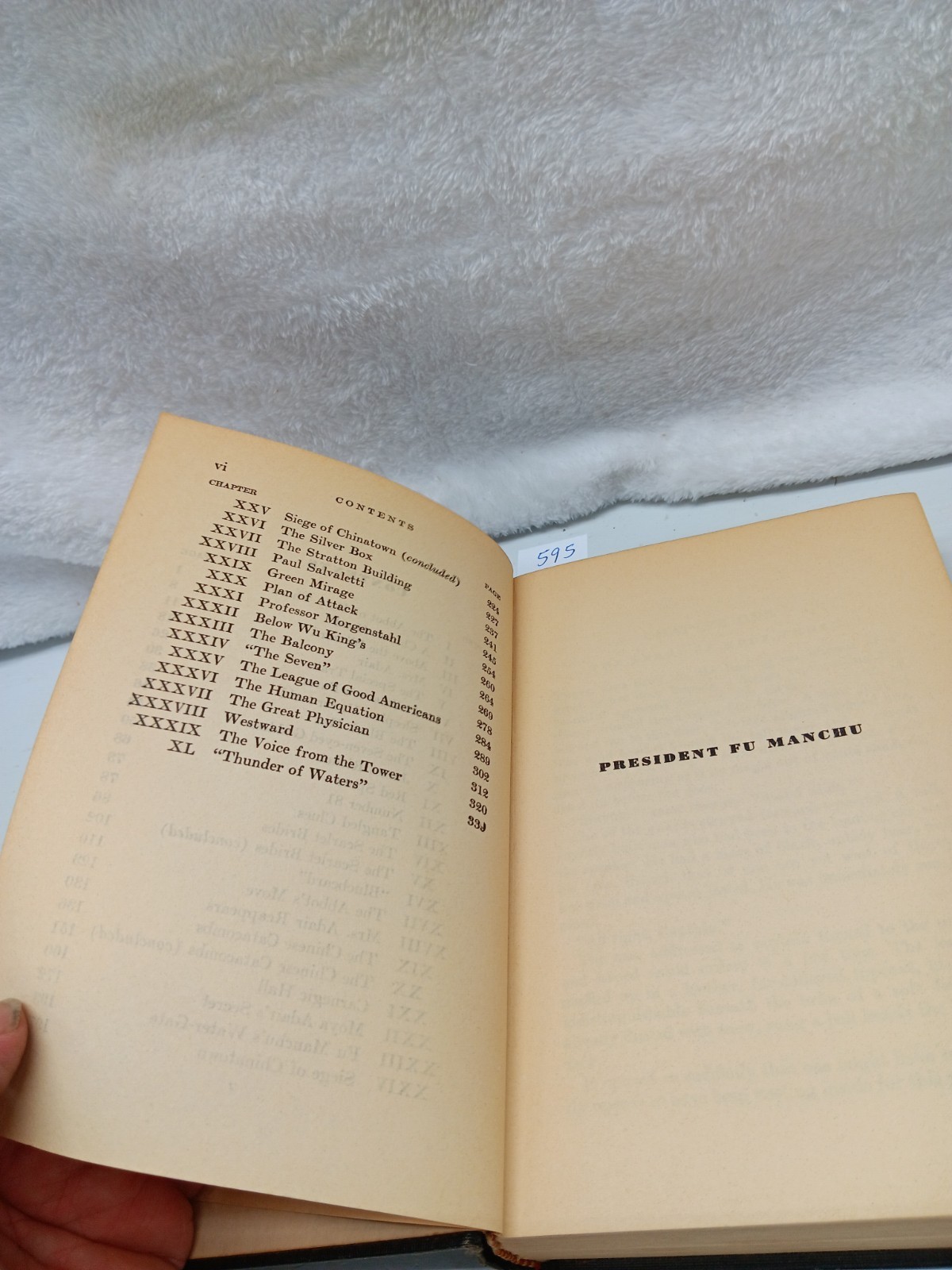 The President of Fu Manchu by Sax Rohmer, The Orient Edition P.F. Collier 1936