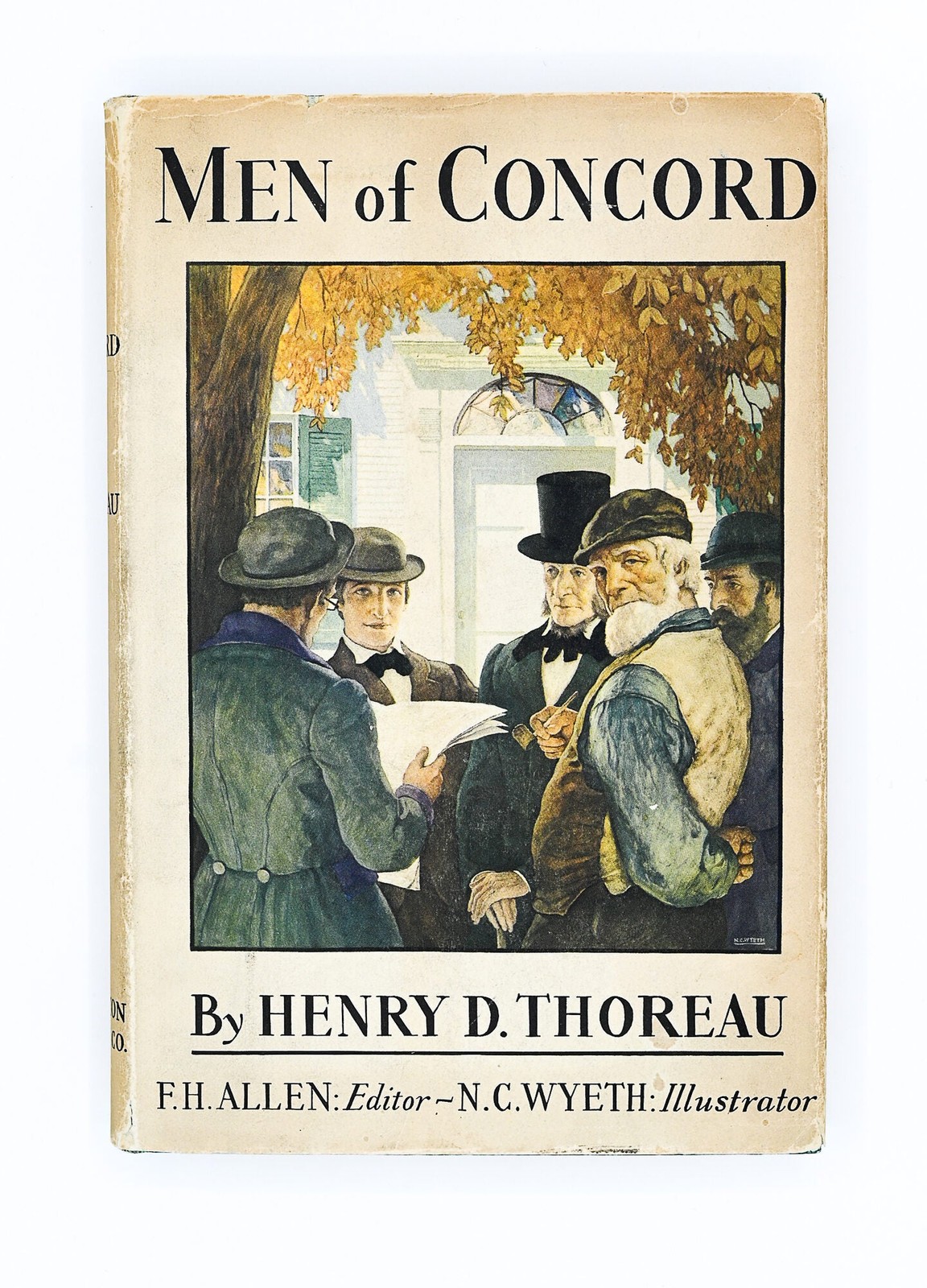 Henry David Thoreau, N C Wyeth / MEN OF CONCORD Signed 1st Edition 1936