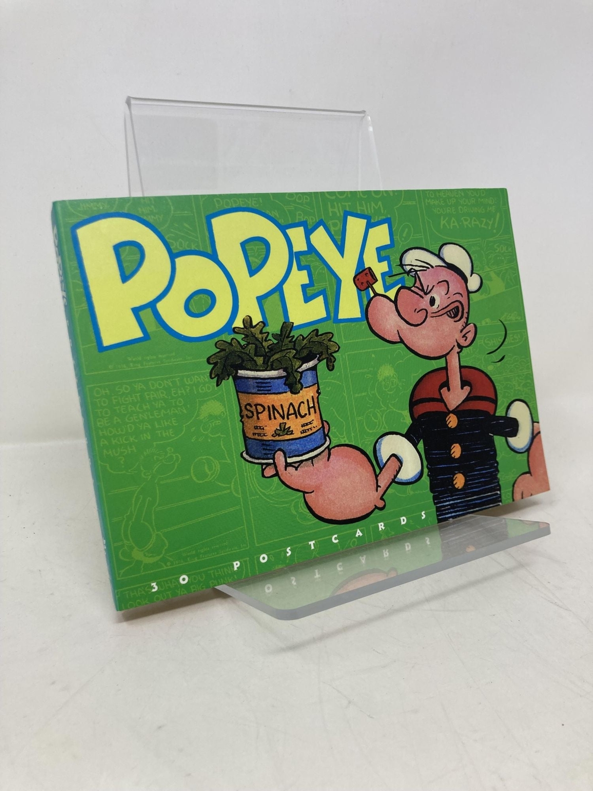 Popeye Postcard Book by E C Segar First 1st Edition LN PB 1997