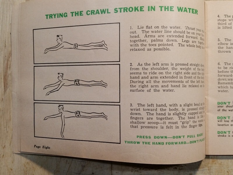 1945 Want to be a Swimming Champion Wheaties Matt Mann General Mills Minneapolis