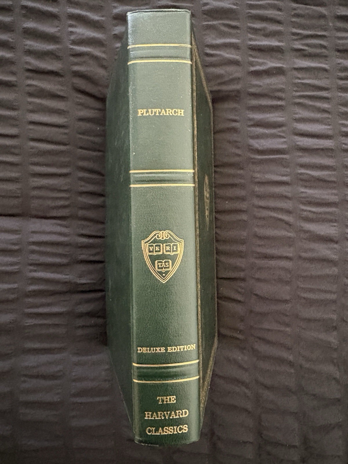 The Harvard Classics Plutarch Deluxe 24 Kt Gold Edition