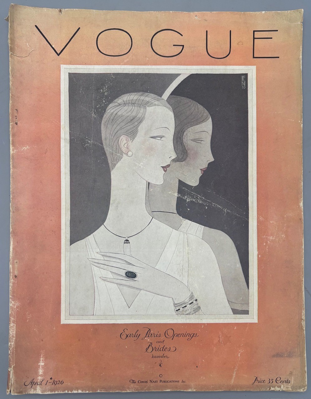 VOGUE MAGAZINE – APRIL 1, 1926 ISSUE, Condé Nast – 1926 [Original]