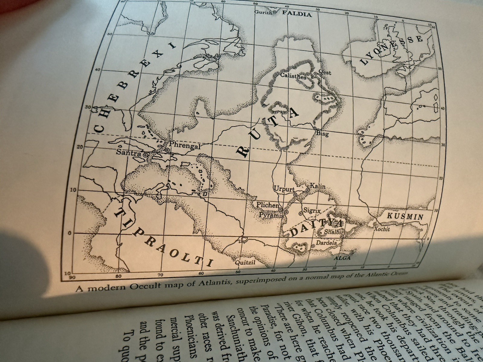 Atlantis The Antediluvian World by Ignatius Donnelly Sykes occult book 1949 wDJ