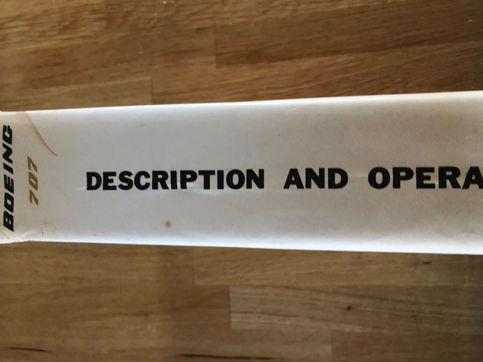 boeing 707 – description and operation ( heavy book circa 1958 )
