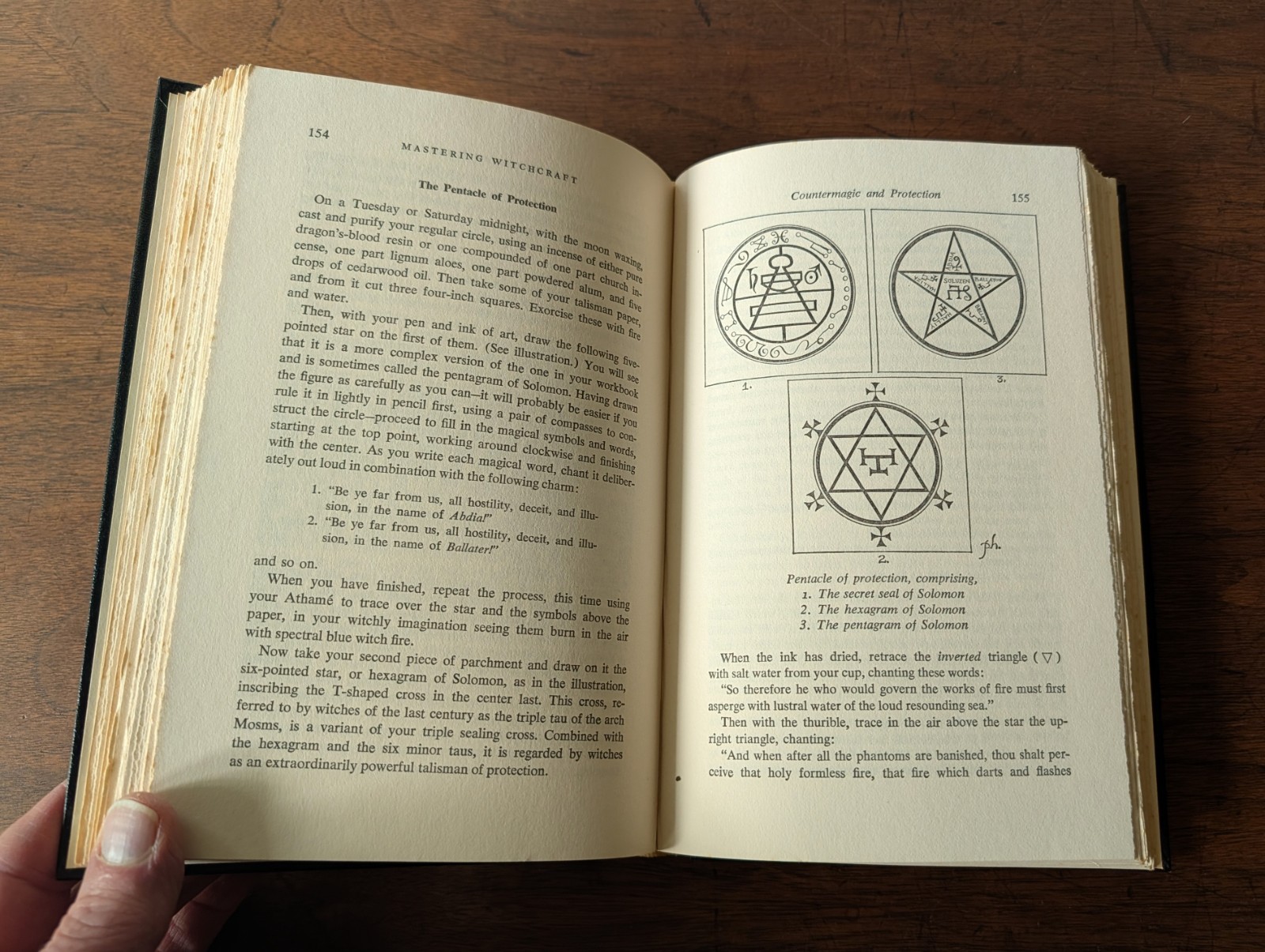 1970s ~ MASTERING WITCHCRAFT by Huson / RARE VINTAGE OCCULT HARDCOVER BOOK