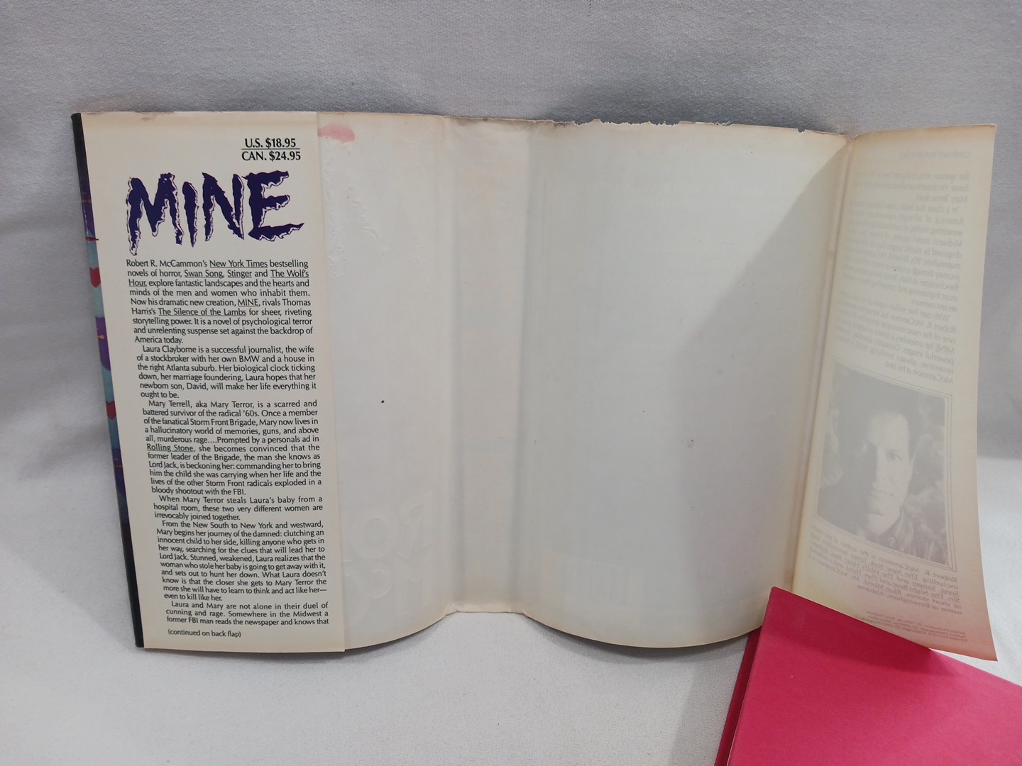 Mine Robert R McCammon First Edition 1st Printing Hardcover Vintage Horror Books