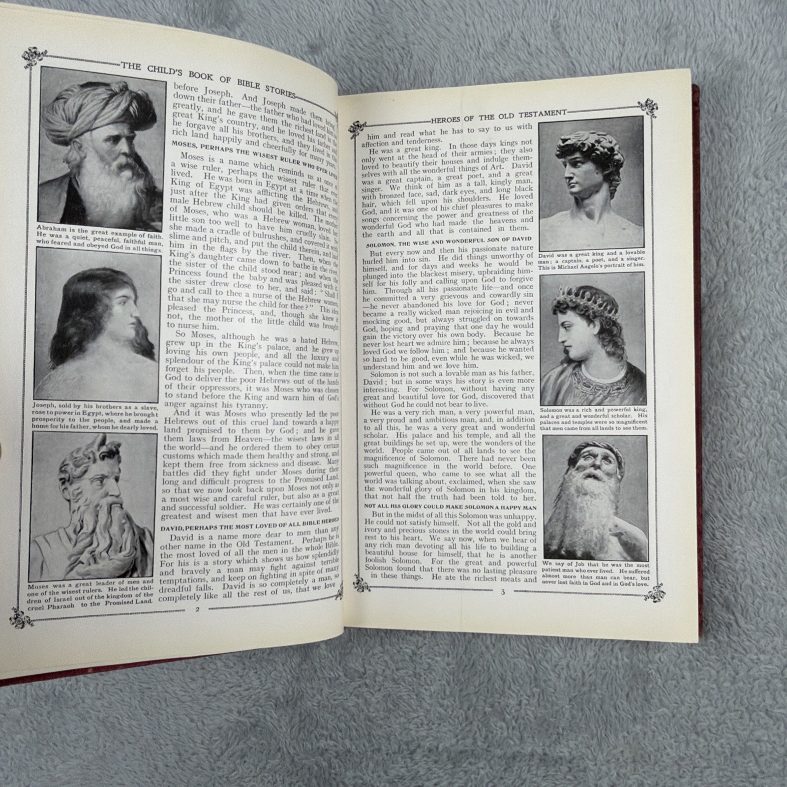 The Children’s Story Bible Illustrated HC Grolier Society Vintage